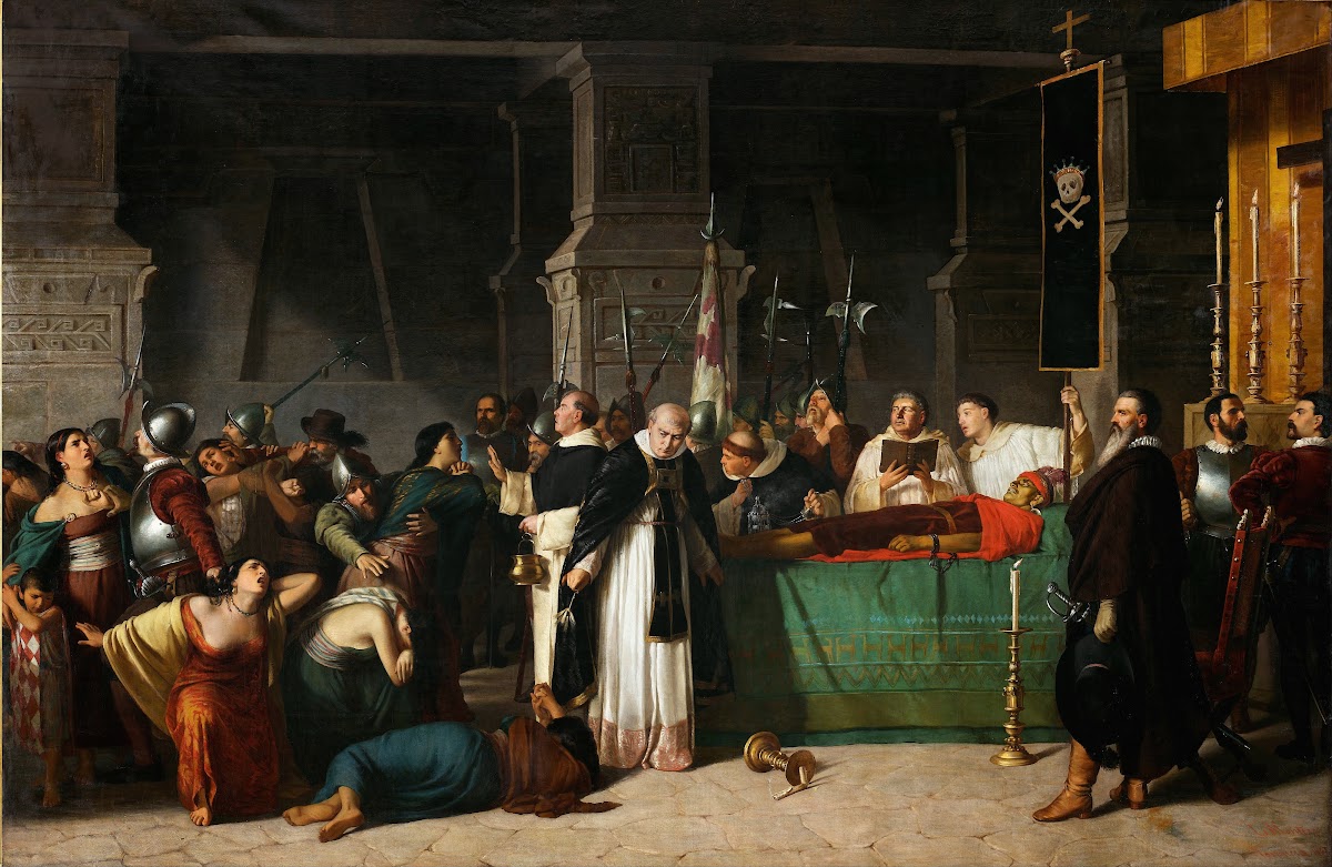 The Funerals Of Inca Atahualpa 1867
