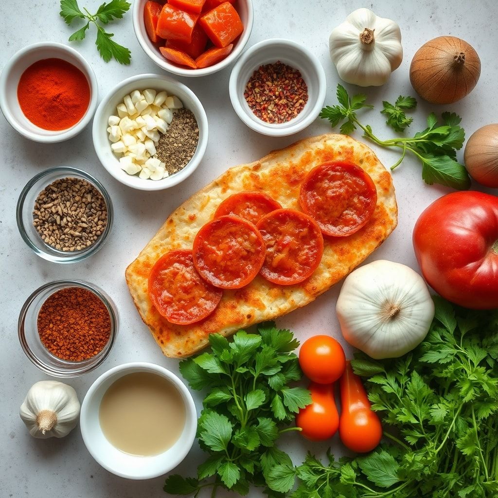 Ingredients for Cheesy Garlic Pepperoni Pizza Bombs – Easy 30-Minute Family Snack