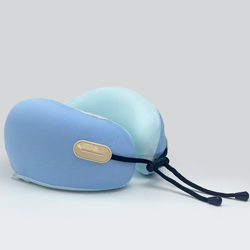 U-shaped neck pillow with memory foam