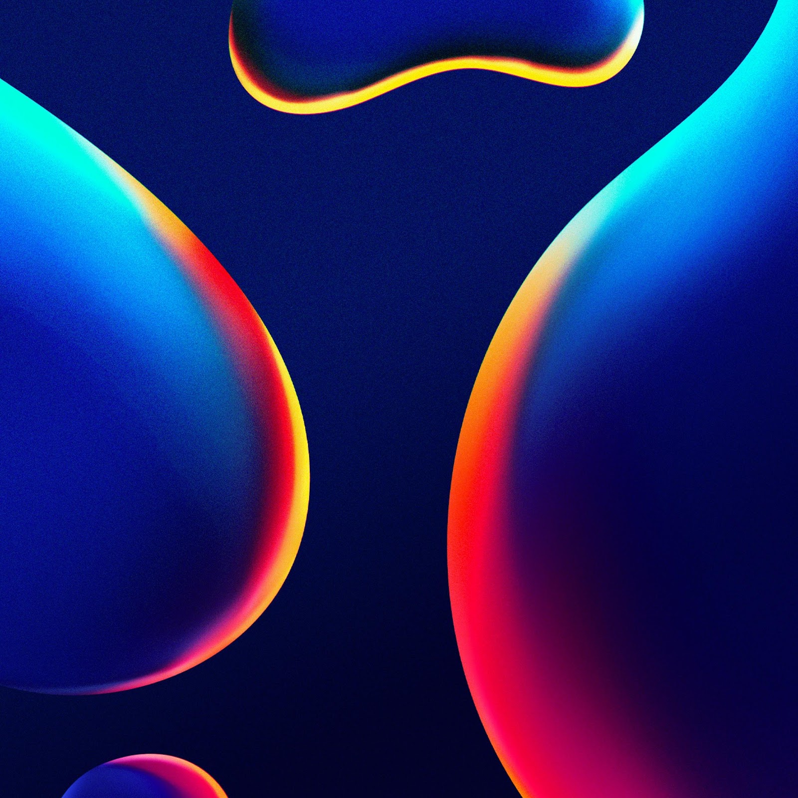 Download Vibrant Abstract Fluid Shapes 4K iPhone