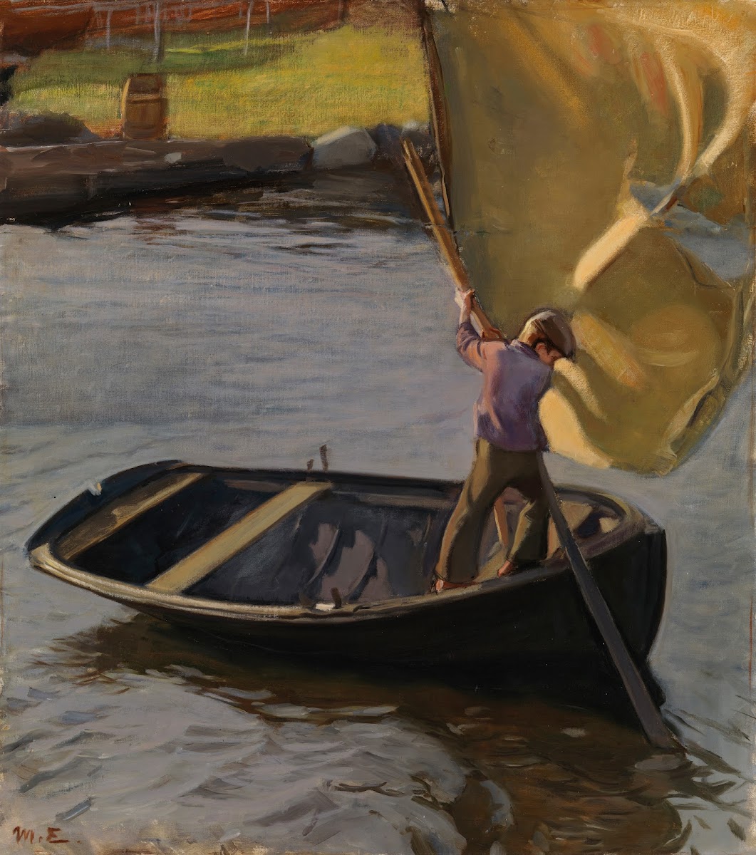 Boy and Sail 1902