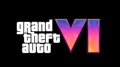 Grand Theft Auto Vi, Gta 6, Logo, Black Full HD iPhone Wallpaper Background