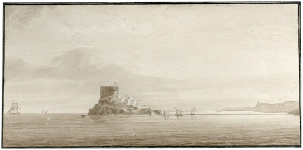 Gezicht op het eiland Peniscola