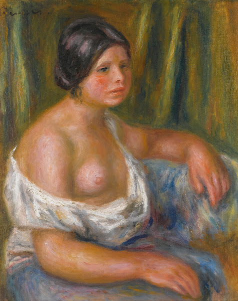Femme En Bleu