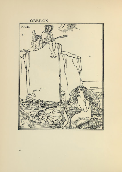 Illustration for A midsummer nights dream 1914