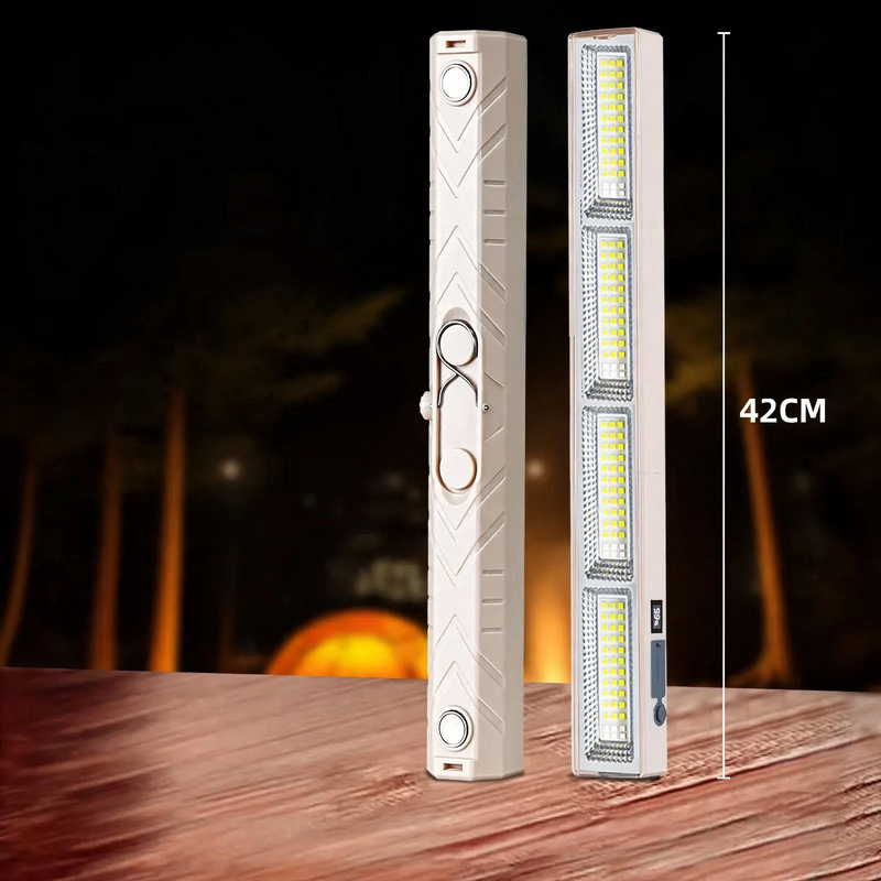 LED camping lamp with battery and emergency light function