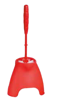 Curvy Holder with Toilet Brush