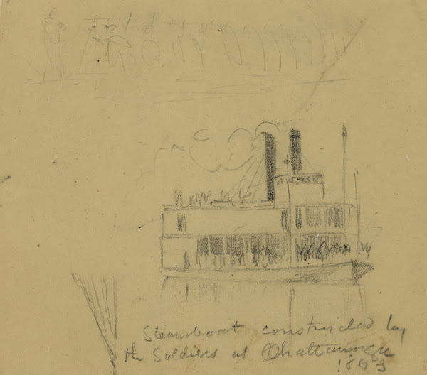 Steamboat constructed by the Soldiers at Chattanooga 1863 1863