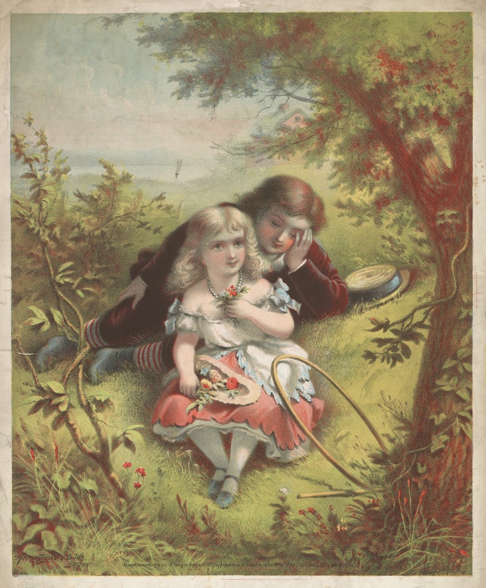 Happy days of childhood 1874