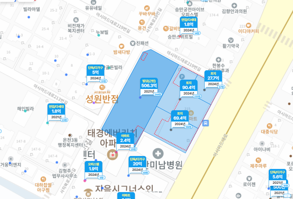 동래구 온천동 주거복합 신축공사, 동래구 온천동 1250-1번지 일원