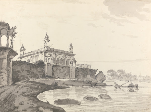 Original Drawings for Choix de Vues de LInde and Others Pl21 1780 1788