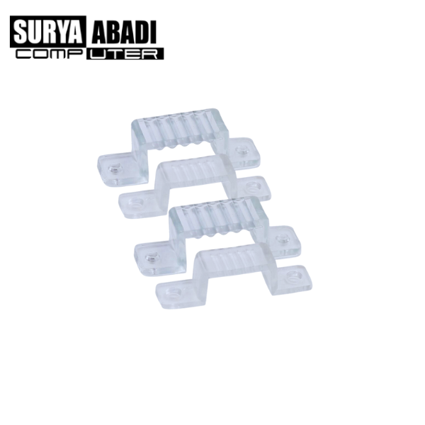 KLEM LAMPU LED STRIP TRANSPARAN