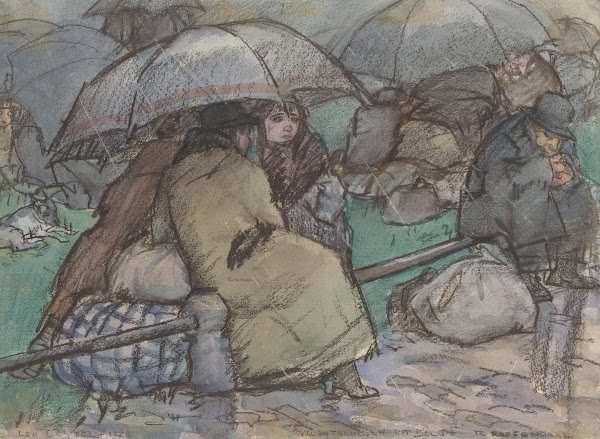 Vluchtelingen uit België te Roosendaal 1914 1914