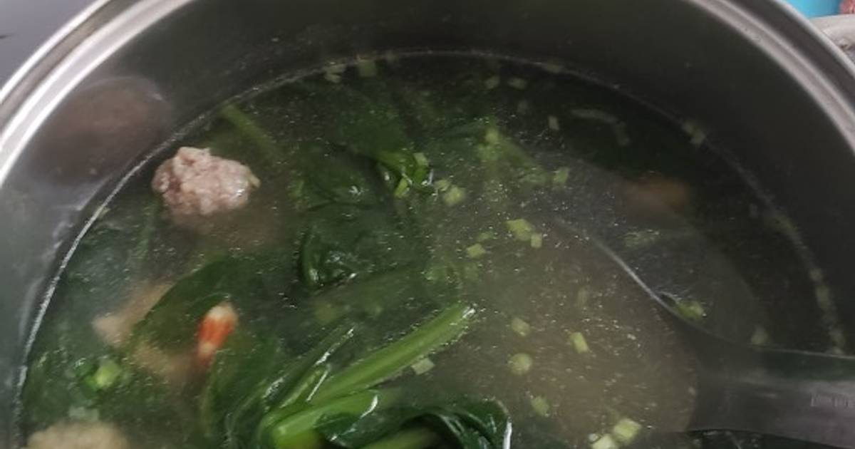 Canh mồng tơi thịt tôm