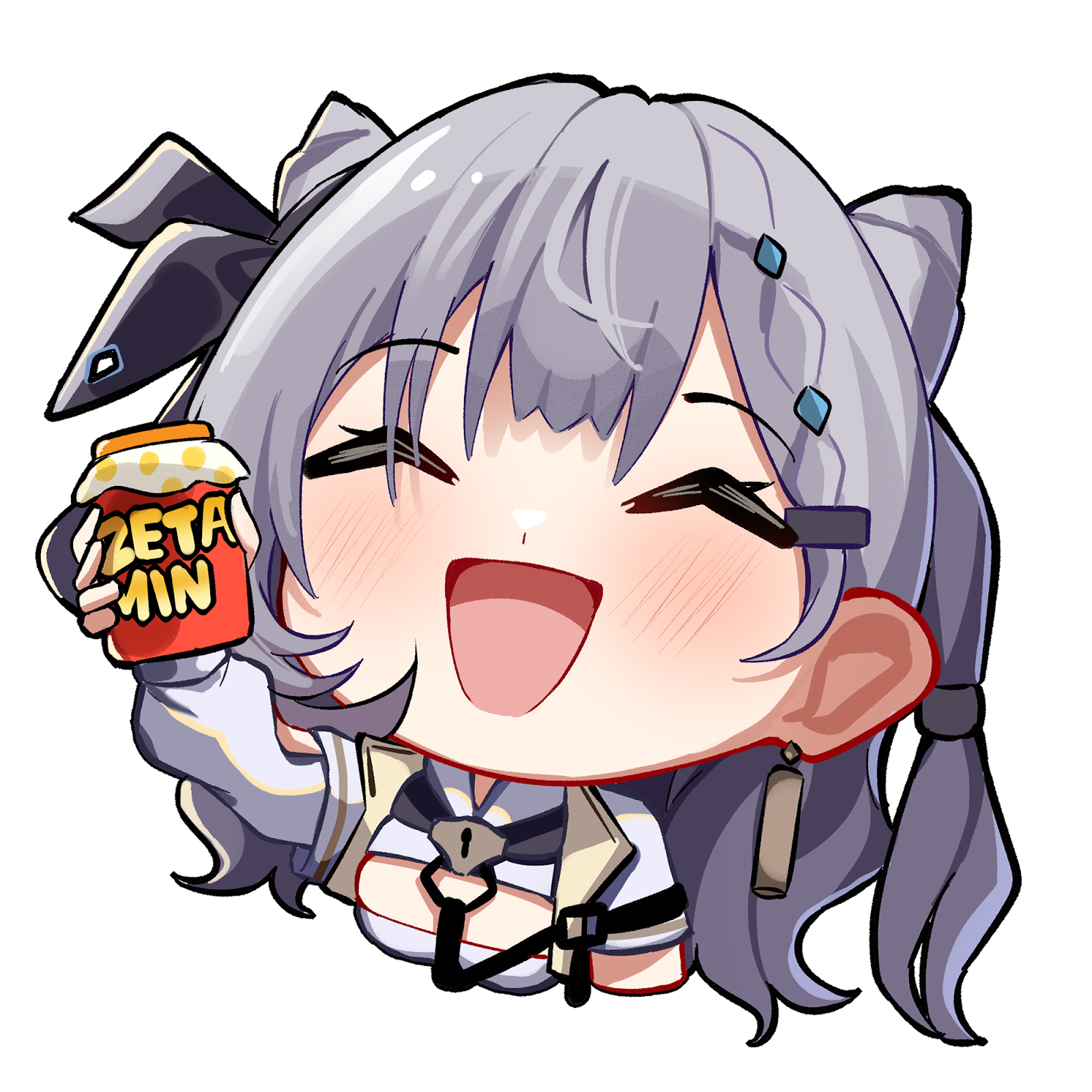 Vestia Zeta Zetamin Keychain by Roku