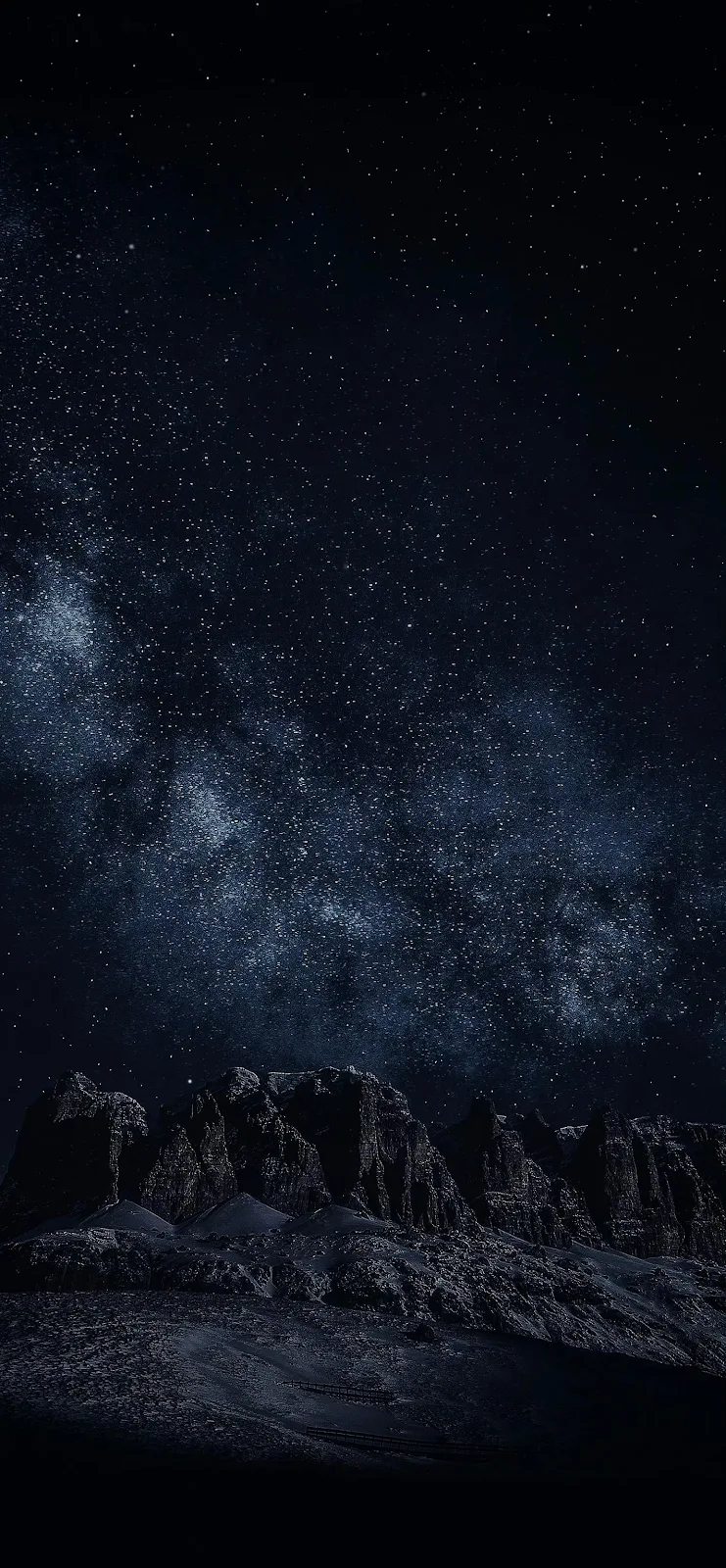 Night Sky, Milky Way, Mountains, Stargazing Full HD iPhone Wallpaper Background (1422x3072)