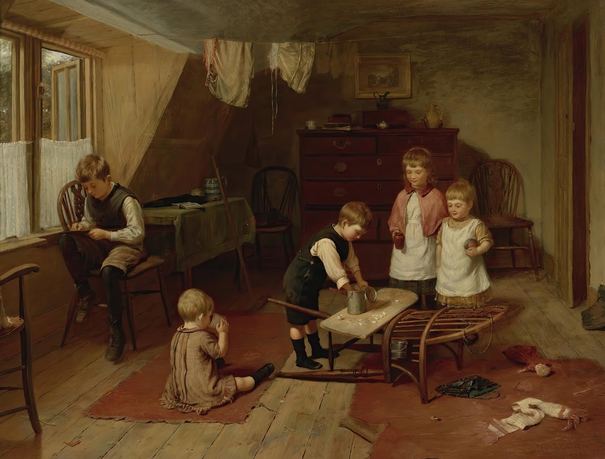 Children at play 1888