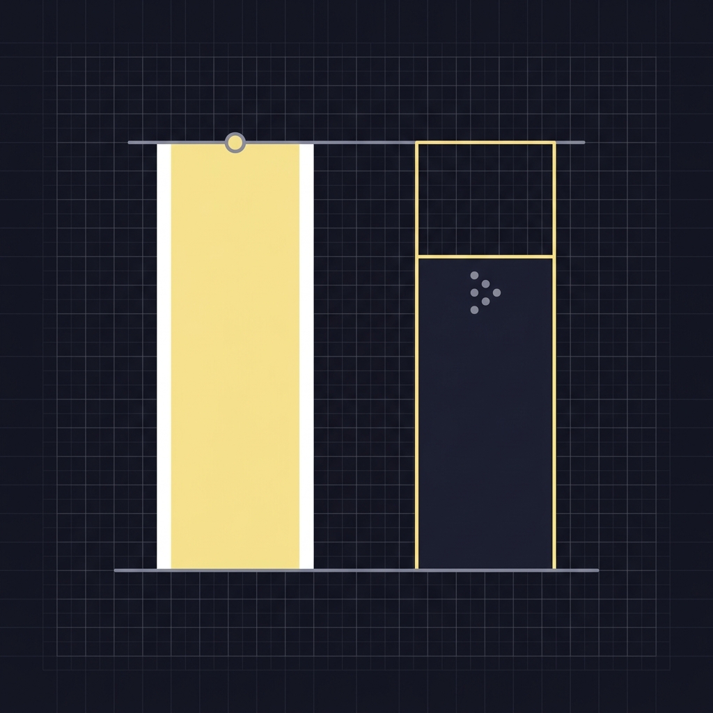 Minimalist 2D vector side by side bars comparing fixed dollar cap and percentage cap on dark Funded Plays background Daily Loss Limits Explained for Sports Trading Evaluations