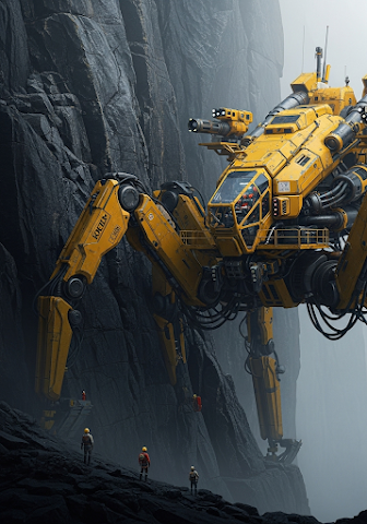 Colossal Industrial Spider Mech