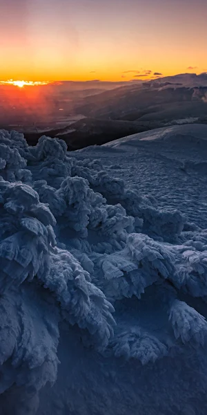 Nature, Landscape, Sunlight, Snow, Ice 4K Wallpaper Background