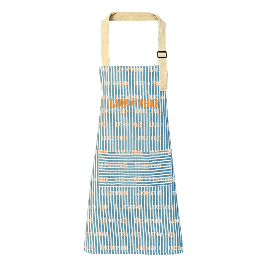 Hand Embroidered Striped Apron