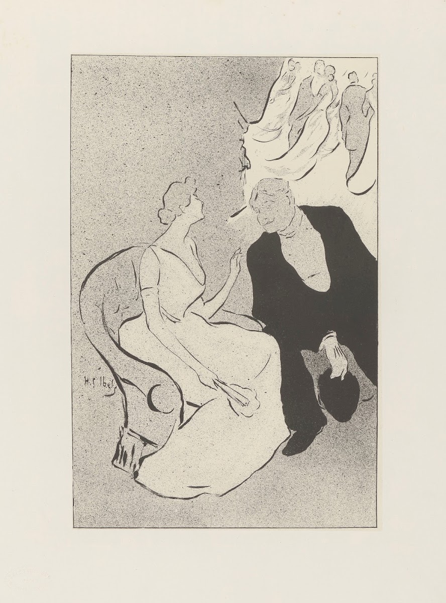 Conversation entre une femme et un homme 1895 1900