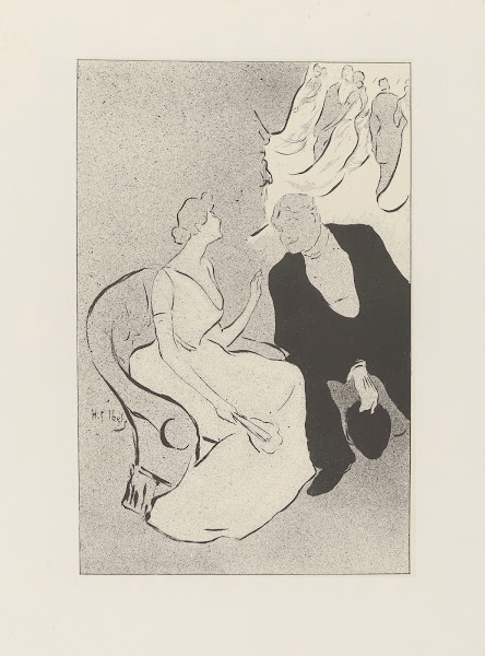 Conversation entre une femme et un homme 1895 1900