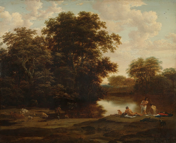 Landscape with Bathers c 1660