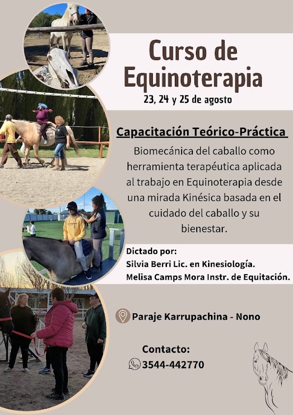 Curso de Equinoterapia: Biomecánica del caballo como herramienta terapéutica