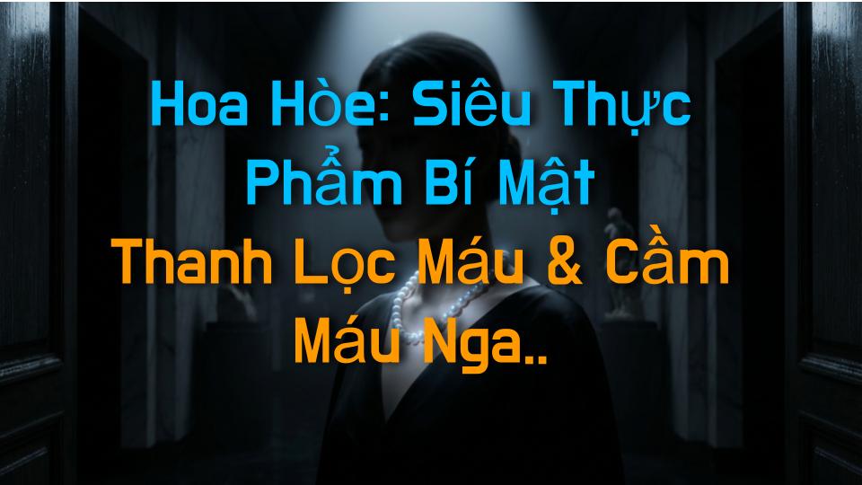 Hoa Hòe: Siêu Thực Phẩm Bí Mật Thanh Lọc Máu & Cầm Máu Ngay Lập Tức!