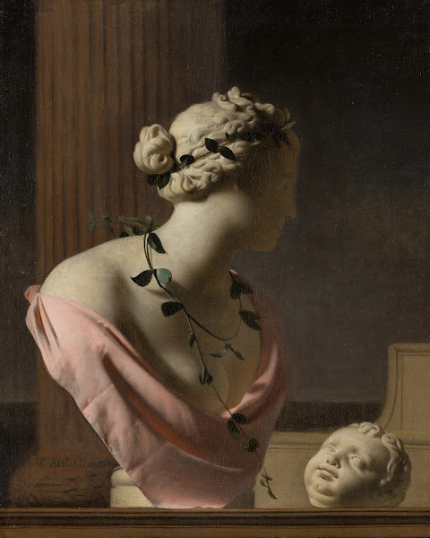 Trompe lOeil with a Bust of Venus 1665