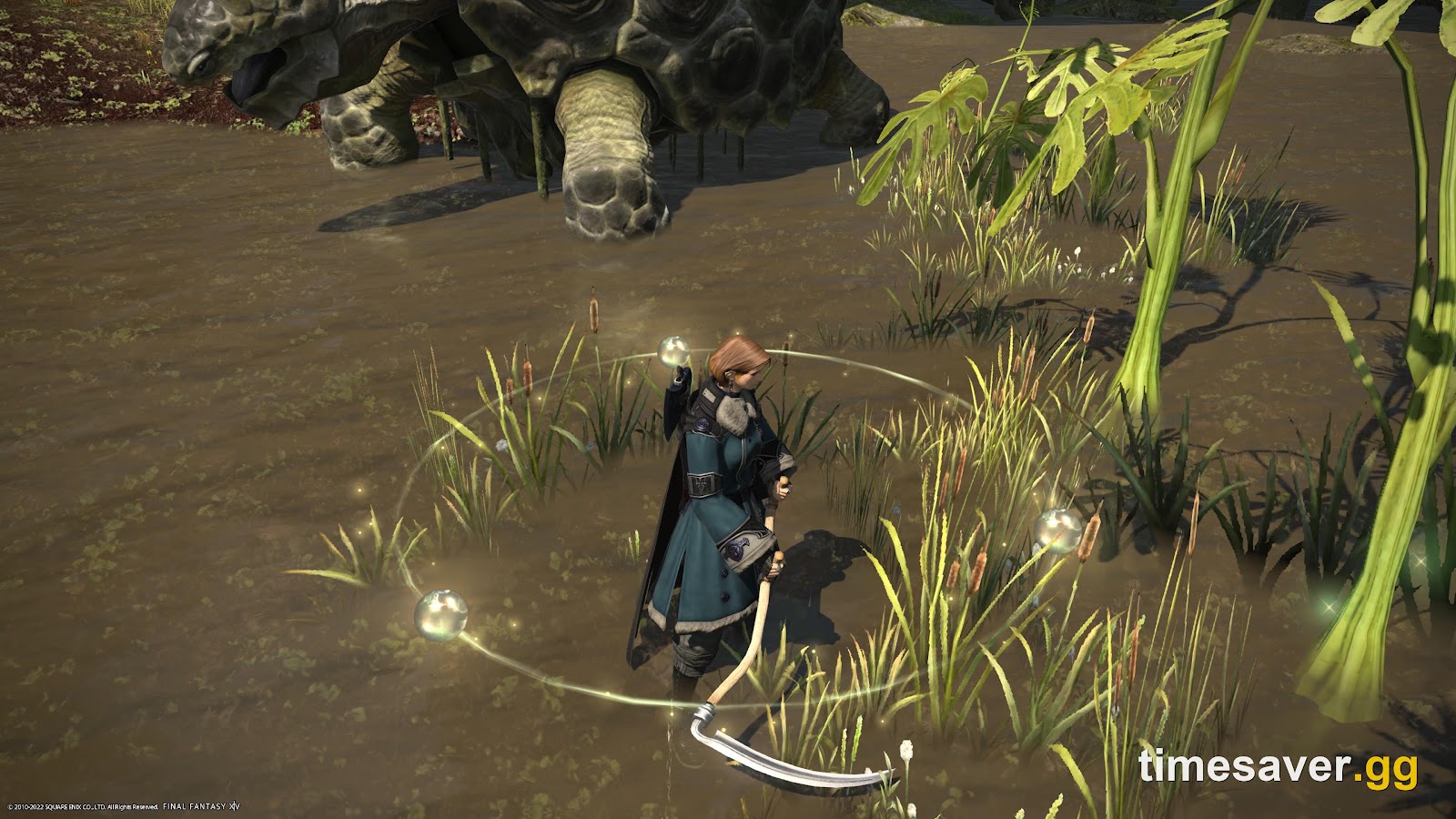 FFXIV Botanist gathering in Dawntrail, feeding Market Board gil