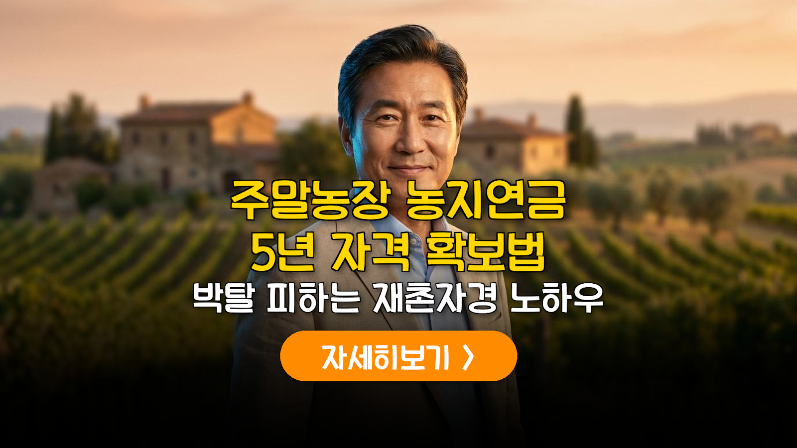 주말농장 농지연금 5년 자격 완벽 가이드