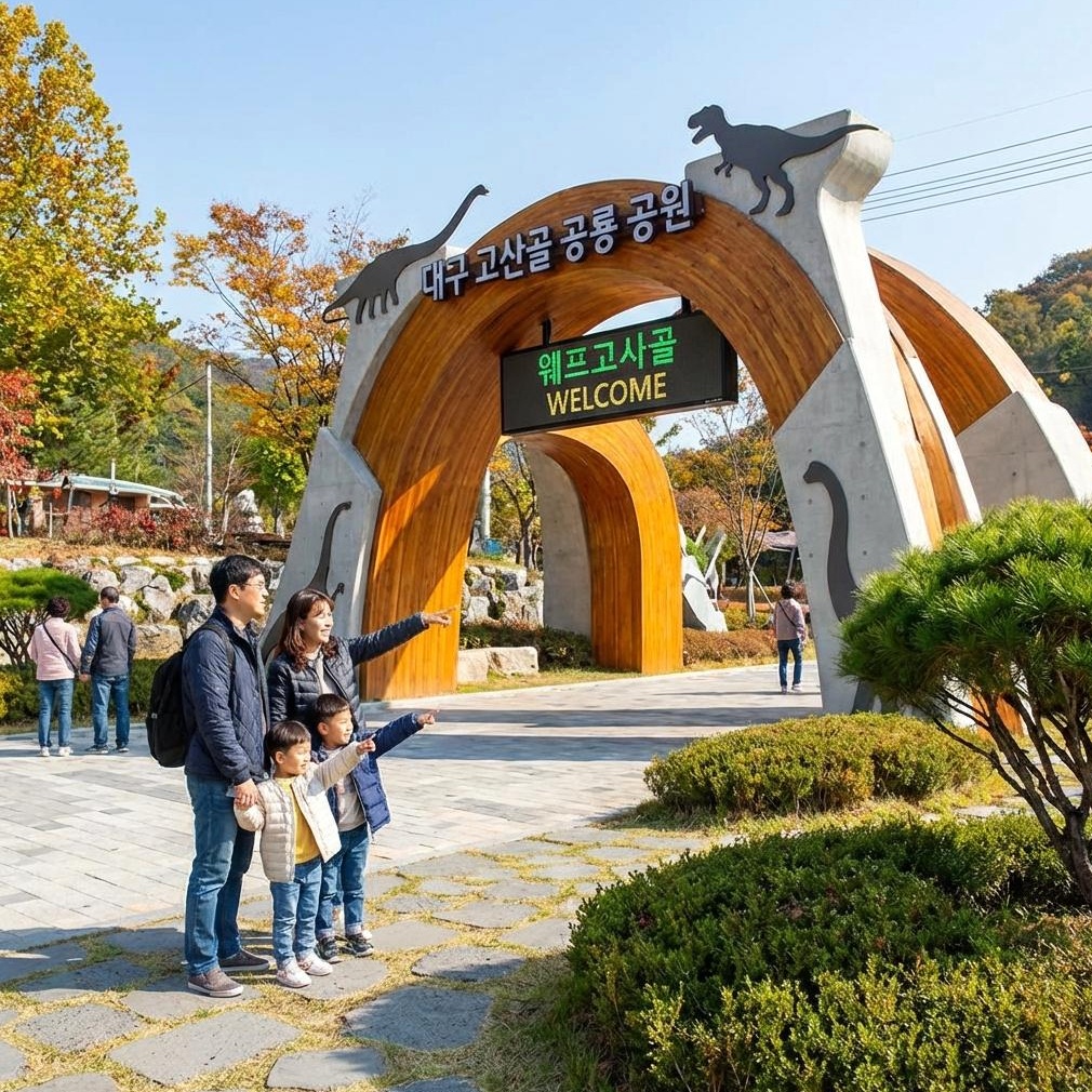대구 고산골 공룡공원: 고급 힐링 여행