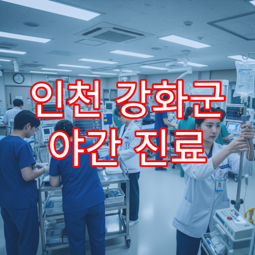 인천 강화군 야간 진료 안과 병원 결막염·눈 통증 치료 가능