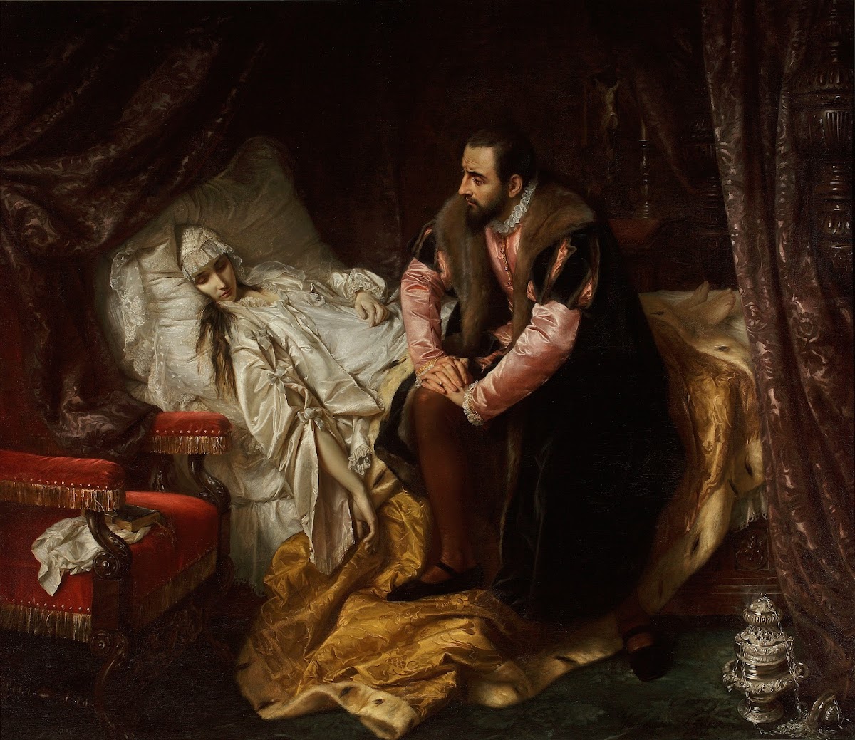 Death of Barbara Radziwiłł 1860