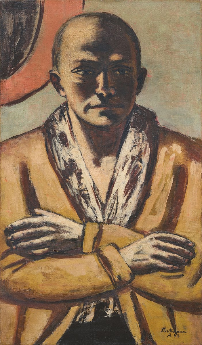 Selbstbildnis gelb rosa 1943