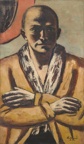 Selbstbildnis gelb rosa 1943