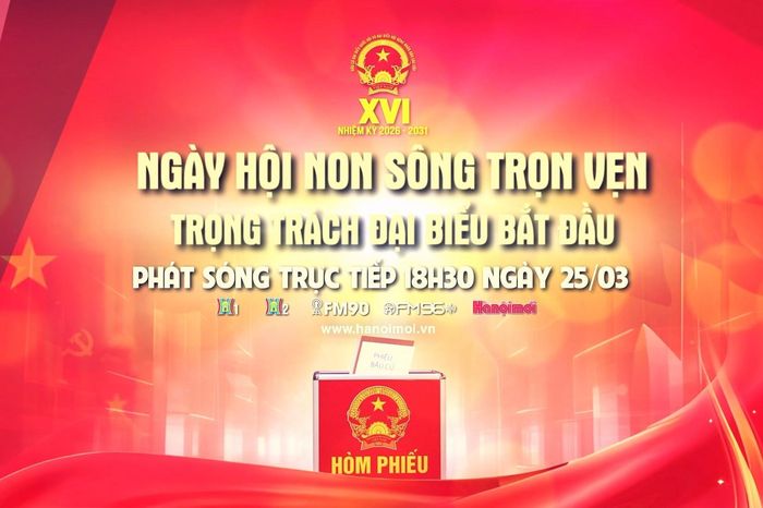Ngày hội non sông trọn vẹn, trọng trách đại biểu bắt đầu - Đài Phát thanh và truyền hình Hà Nội
