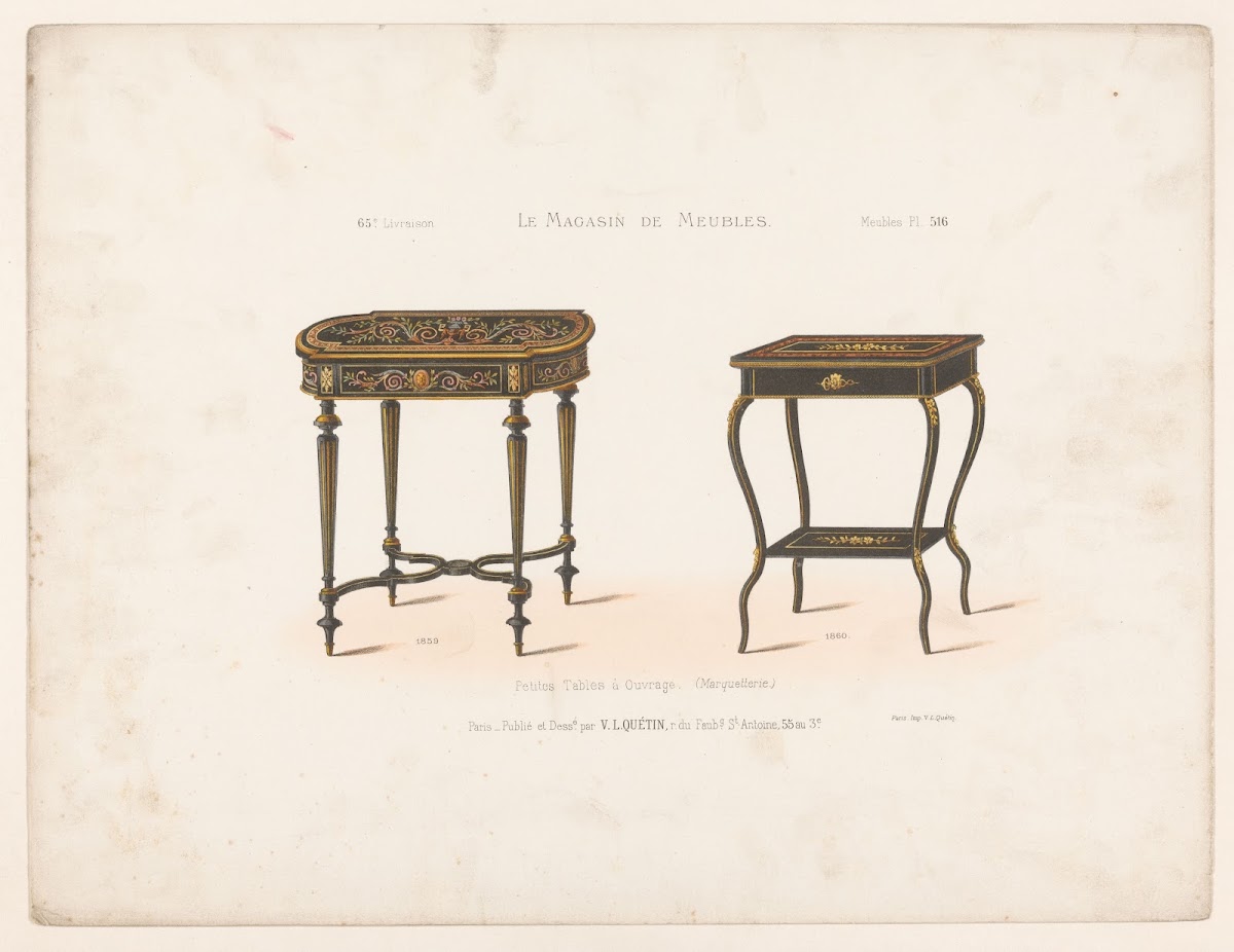 Petites Tables à Ouvrage 1832   1904