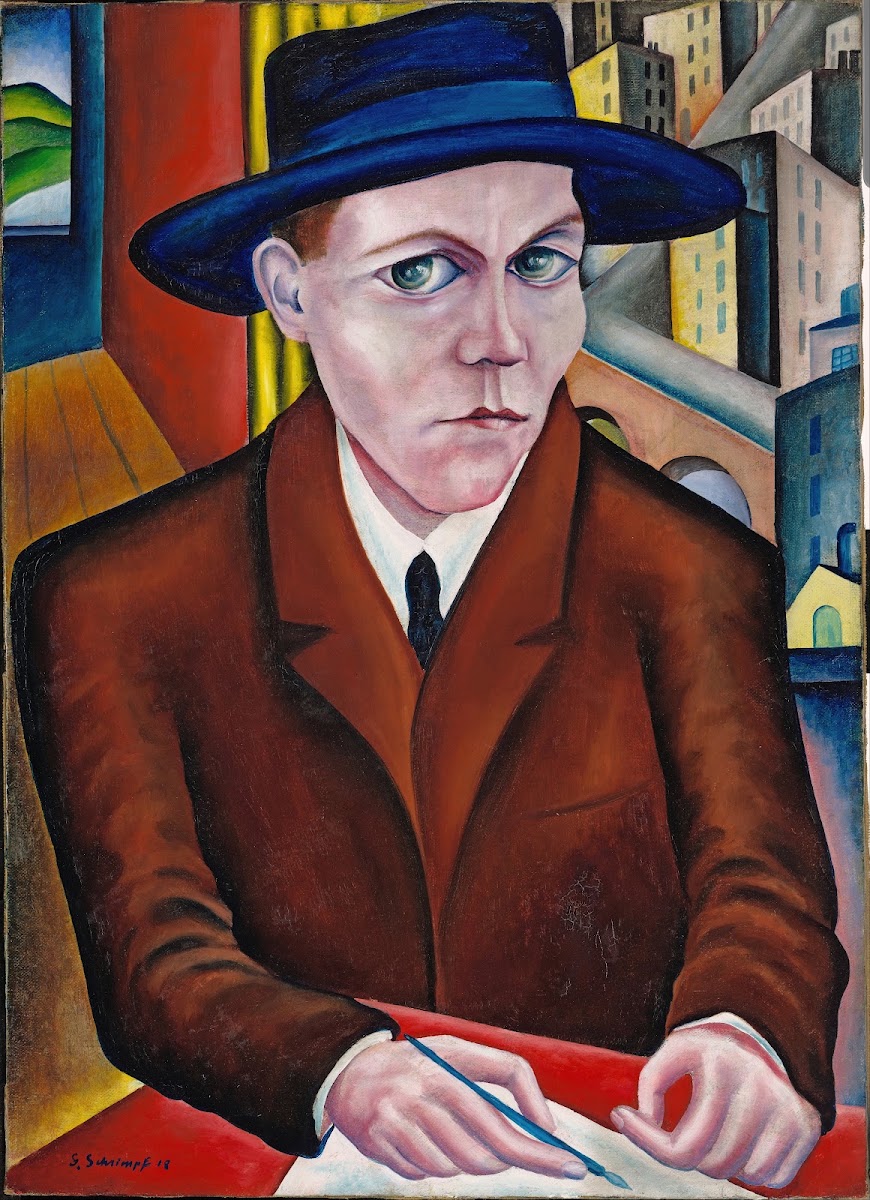 Portrait of Oskar Maria Graf 1918