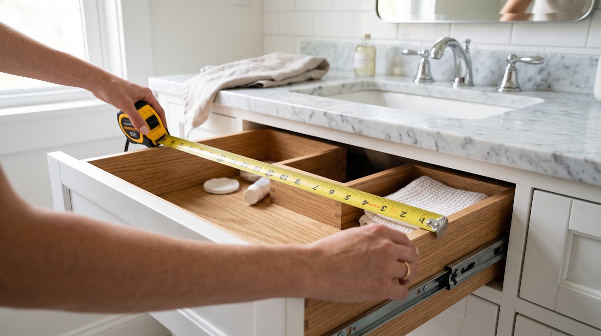 Best Bathroom Drawer Organizers for Small Bathrooms (2026) - BUYING GUIDE — MEASUREMENT