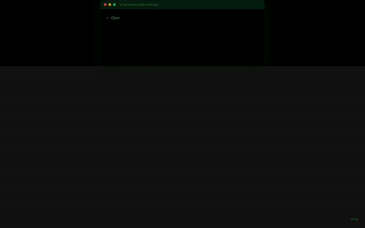 Captura de Bracketwise
