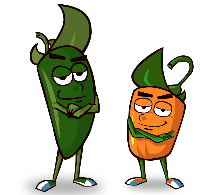 Chiles decorativos