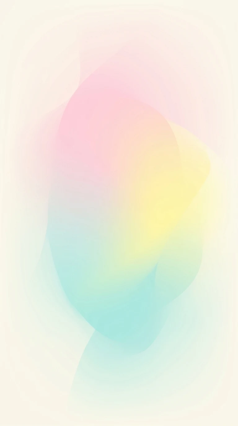 Minimalist Dreamy Pastel Abstract Gradient Background - Free 4K mobile Wallpaper
