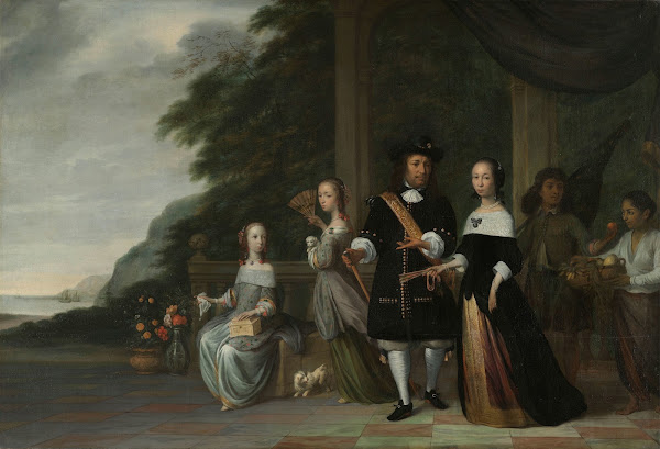 Pieter Cnoll Cornelia van Nijenrode their Daughters and Two Enslaved Servants 16