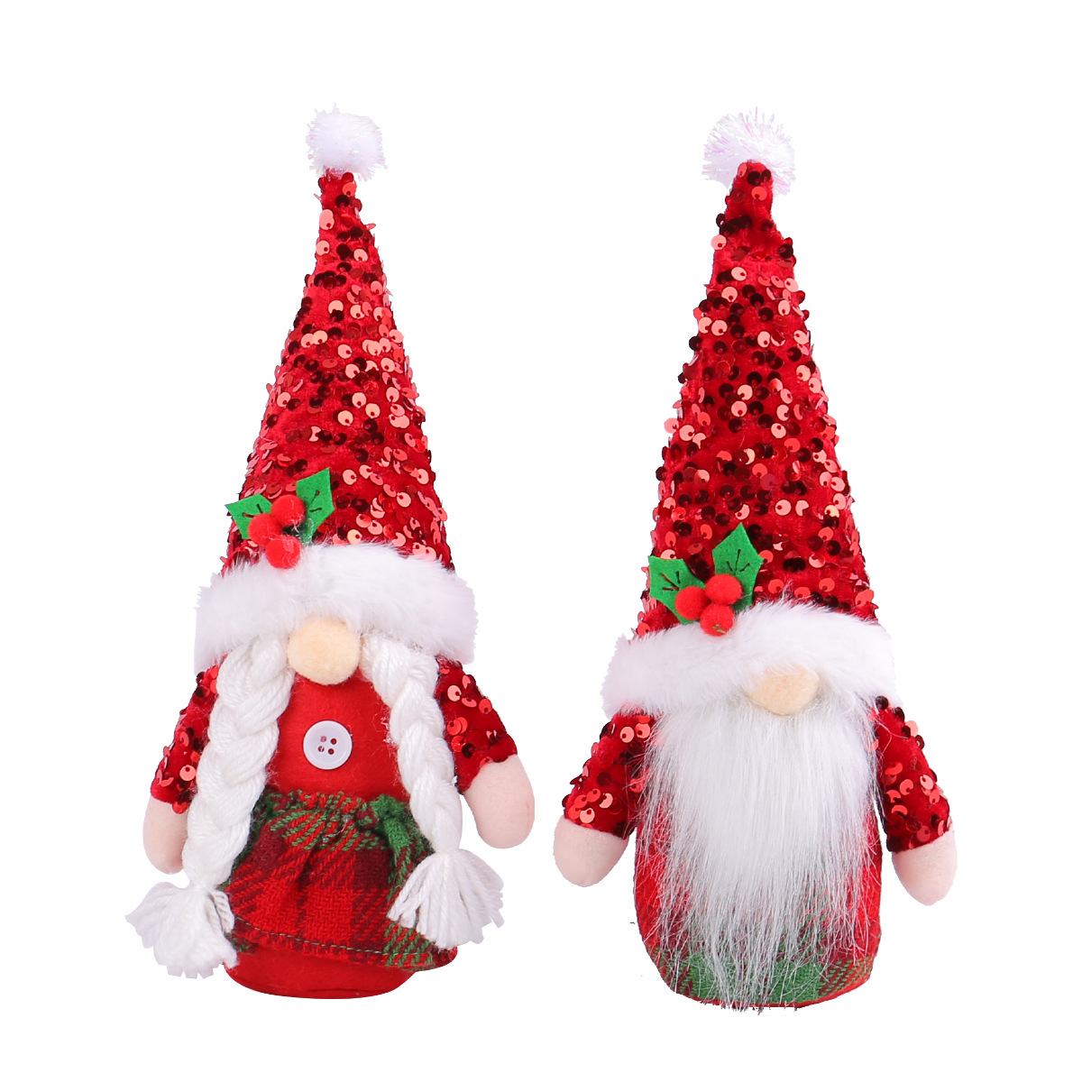 Christmas Gnome with Glitter Hat