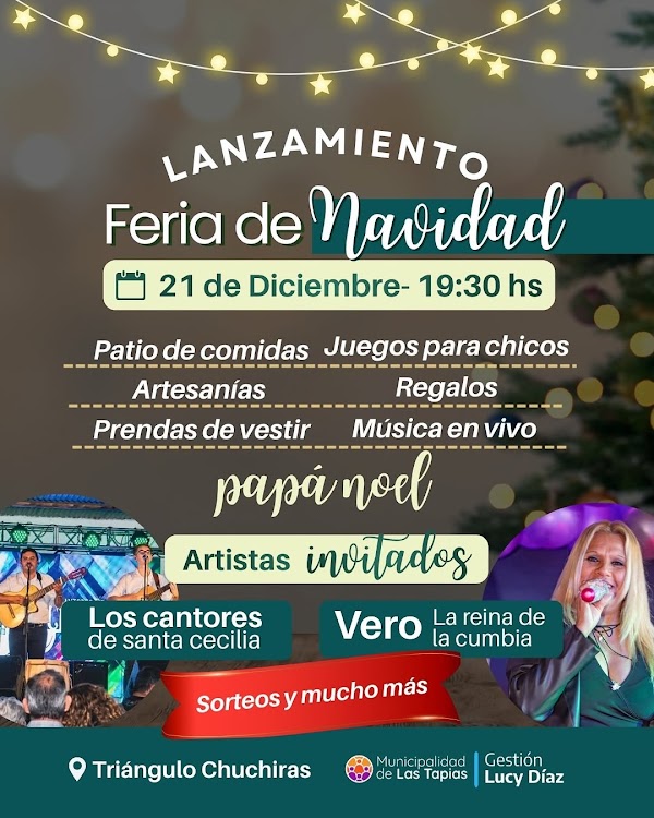 🎁 ¡La Gran Feria de Navidad de Las Tapias! 🎶