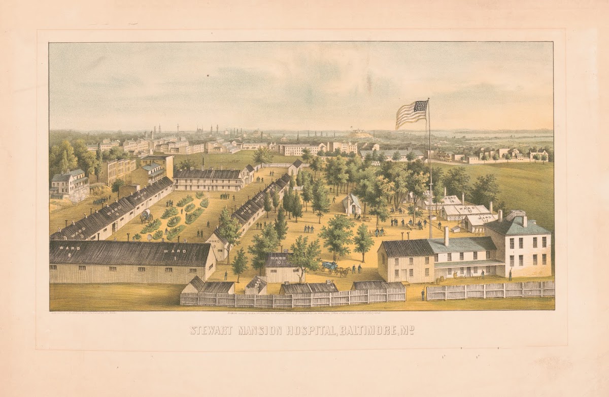 Stewart Mansion Hospital Baltimore Md 1863