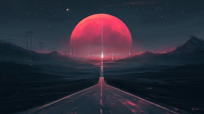 Aenami, Artwork, Artstation, Road, Long Road Full HD Wallpaper Background